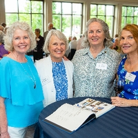 Marcia Haas and guests at Retiree Reception 2018